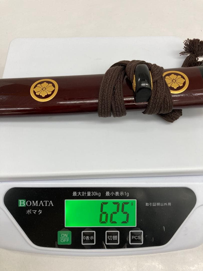 【希少/美品】模造刀　日本刀　KATANA 赤鞘付き 30cm