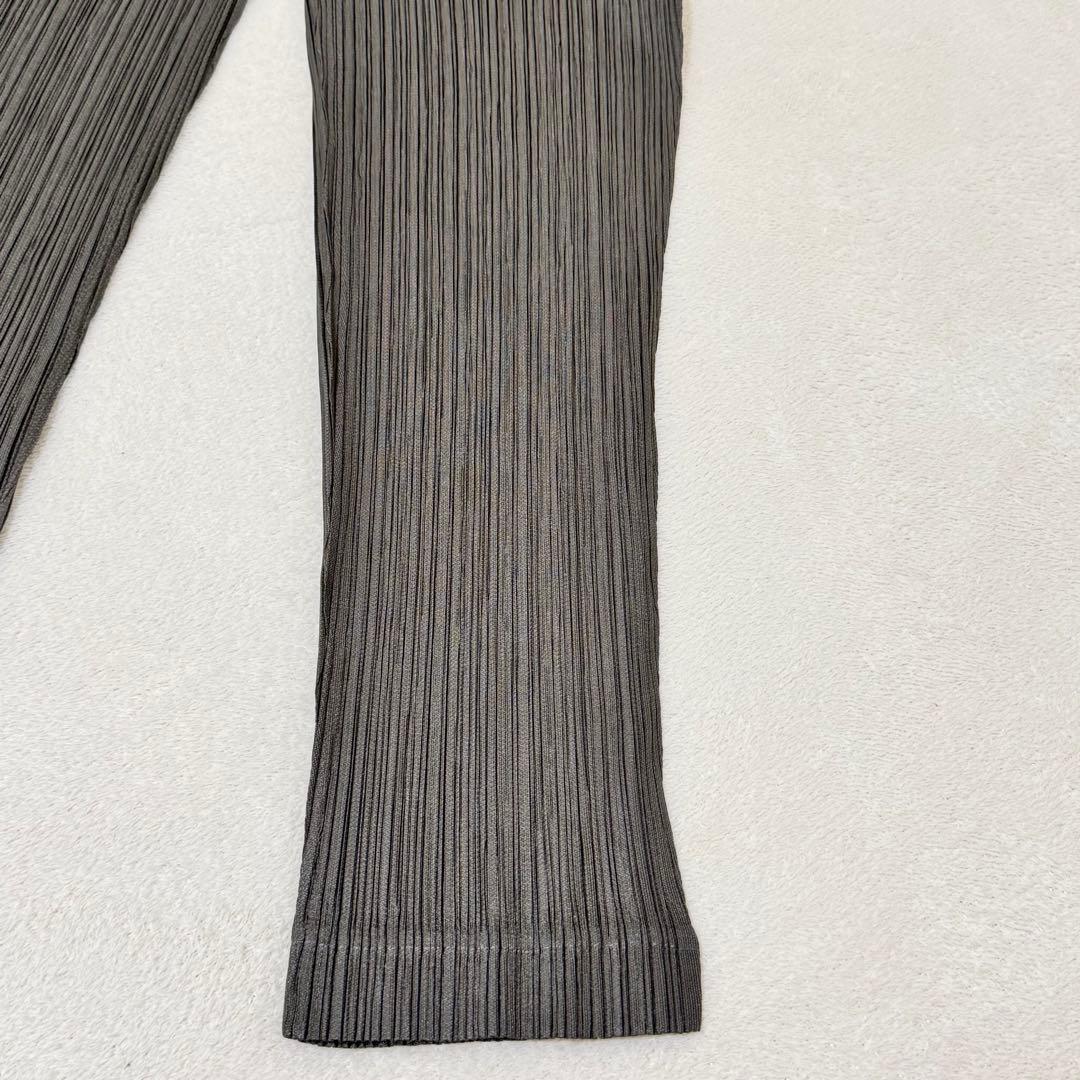 極美品✨PLEATS PLEASE 七部丈　グレー　ボトムス　サイズ3