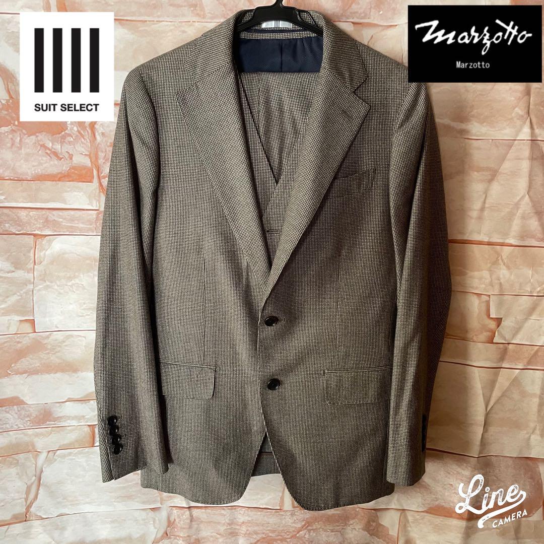 SUIT SELECT Marzotto スーツスリーピース　ハウンドトゥース