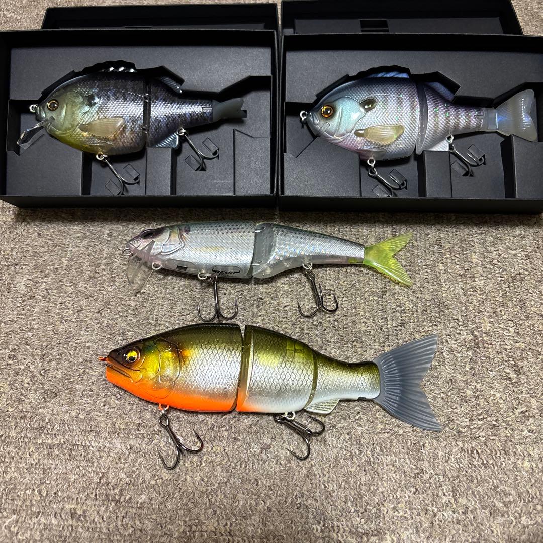 ブルシューターJr.シャダーテール等ビッグベイト４点セット