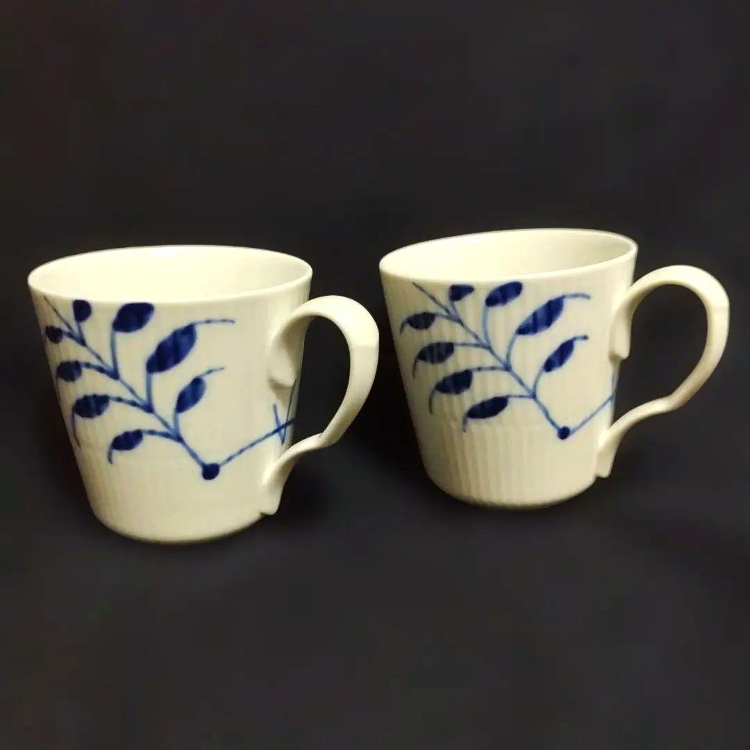 【未使用・箱入・4点セット】ロイヤルコペンハーゲン　プレート☓2、カップ☓2