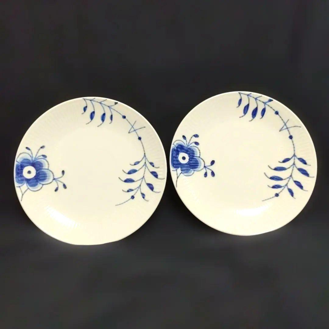 【未使用・箱入・4点セット】ロイヤルコペンハーゲン　プレート☓2、カップ☓2