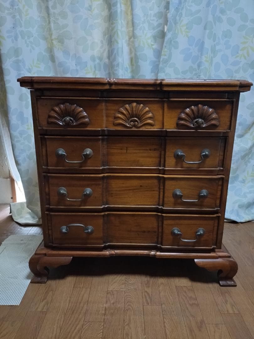 アンティーク　4段チェスト