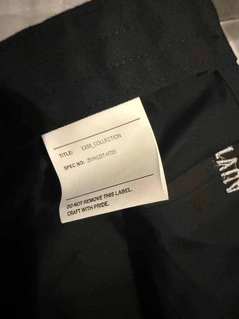 帽子 WTAPS T-6M 01 / Cap / Ctpl. Twill Black