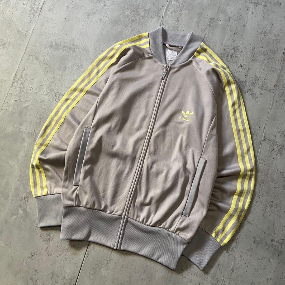 00s 古着 adidas トラックジャケット トレフォイル刺繍 希少カラー L