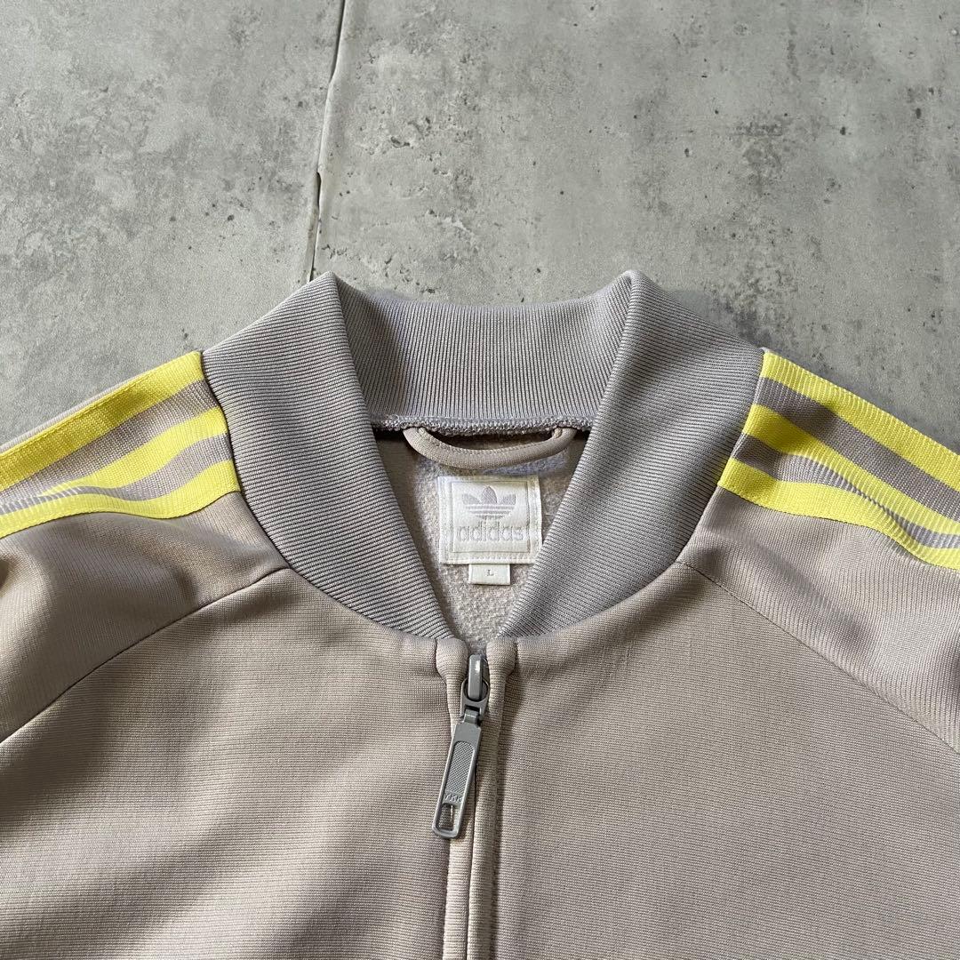 00s 古着 adidas トラックジャケット トレフォイル刺繍 希少カラー L