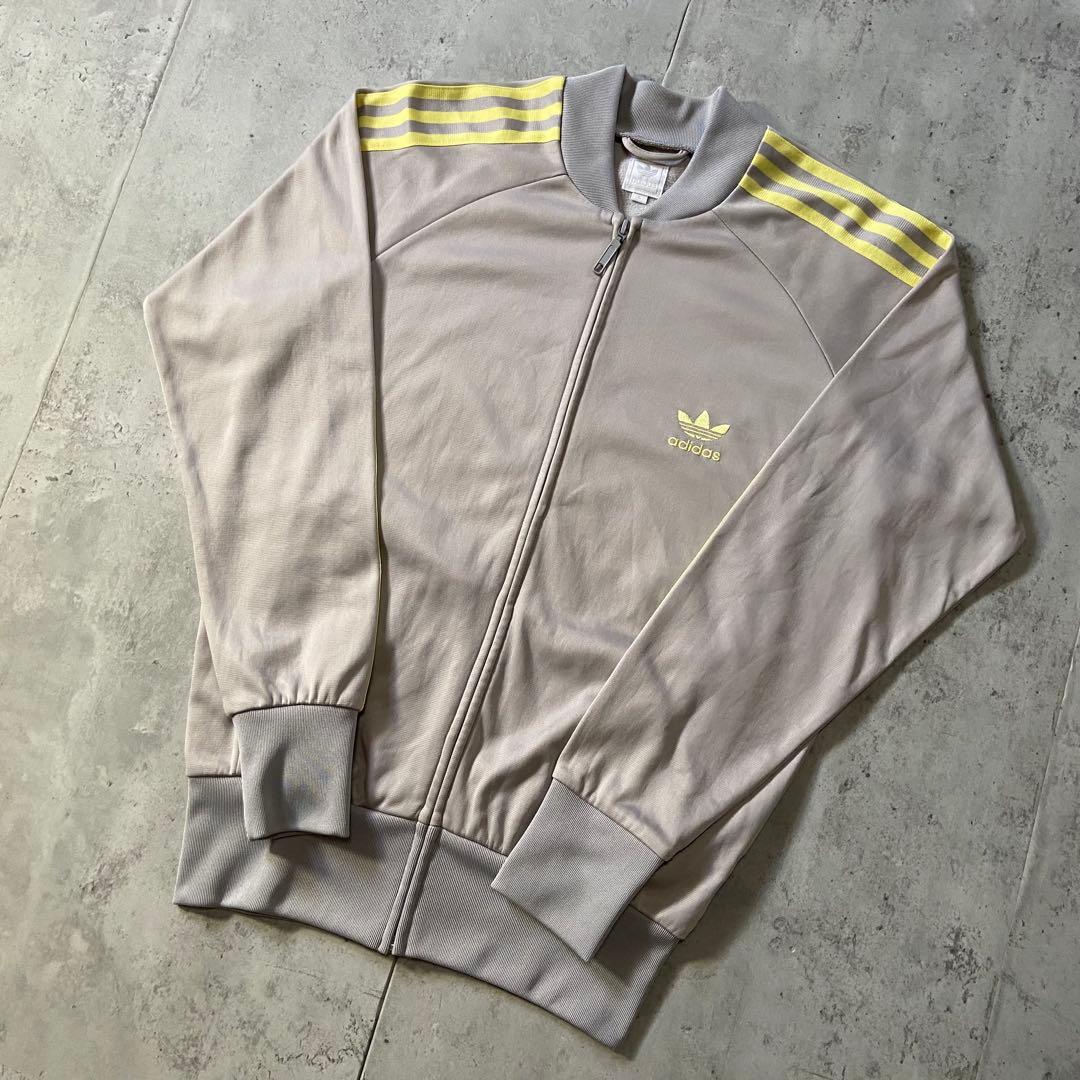 00s 古着 adidas トラックジャケット トレフォイル刺繍 希少カラー L