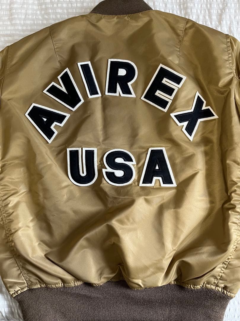 新品 AVIREX MA-1 フライトジャケット COMMERCIAL LOG
