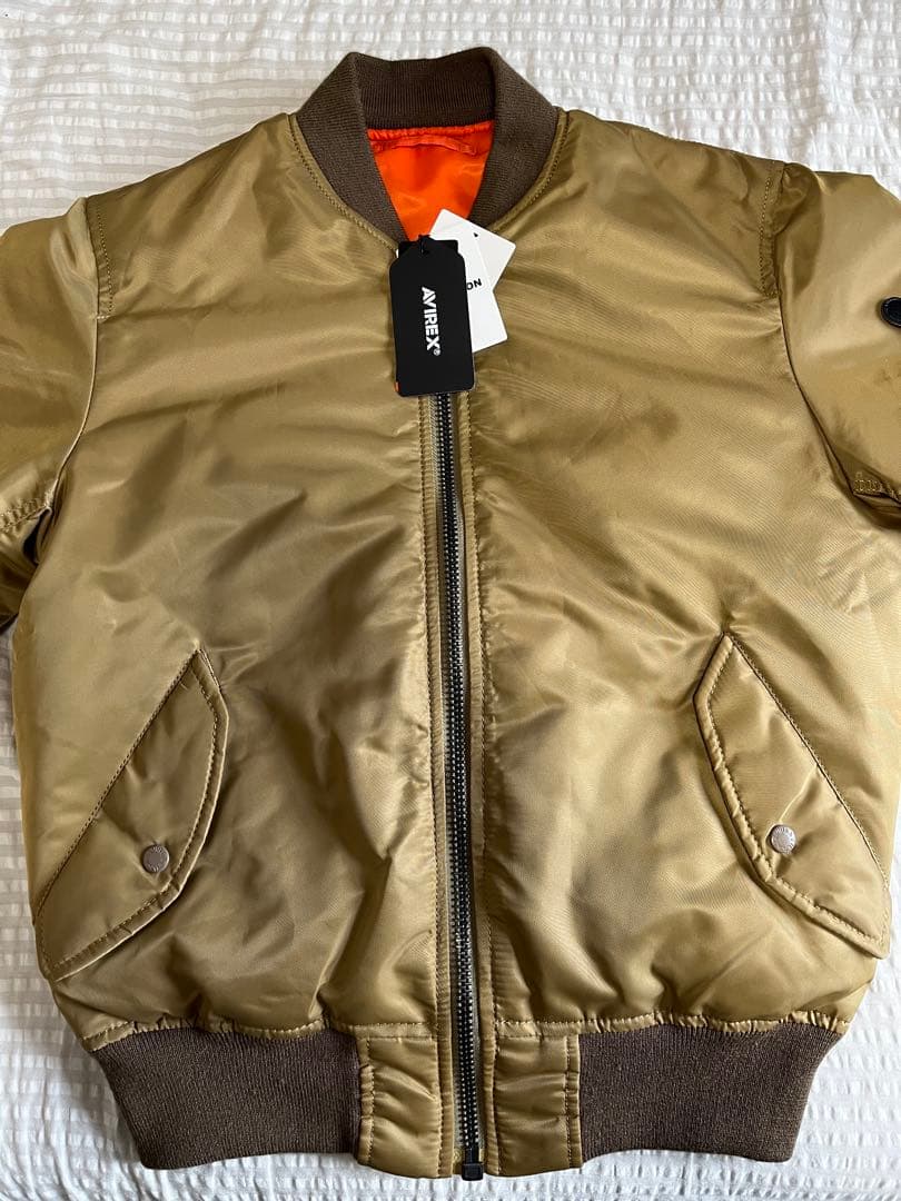 新品 AVIREX MA-1 フライトジャケット COMMERCIAL LOG