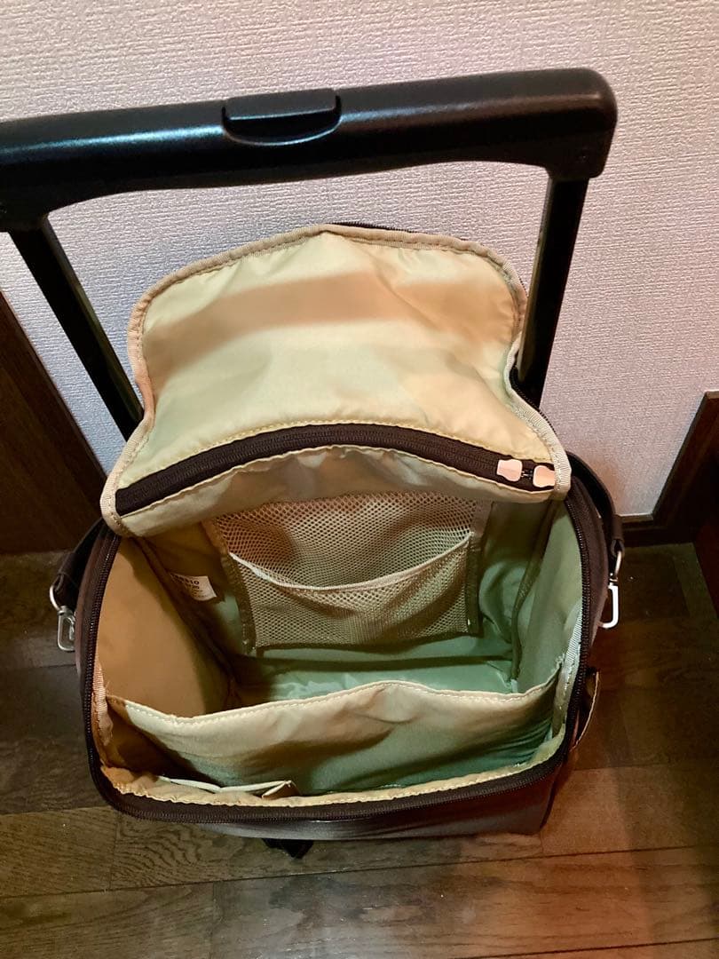 お値下げ❗️美品SWANY WalkinBag ブラウン キャリーケース