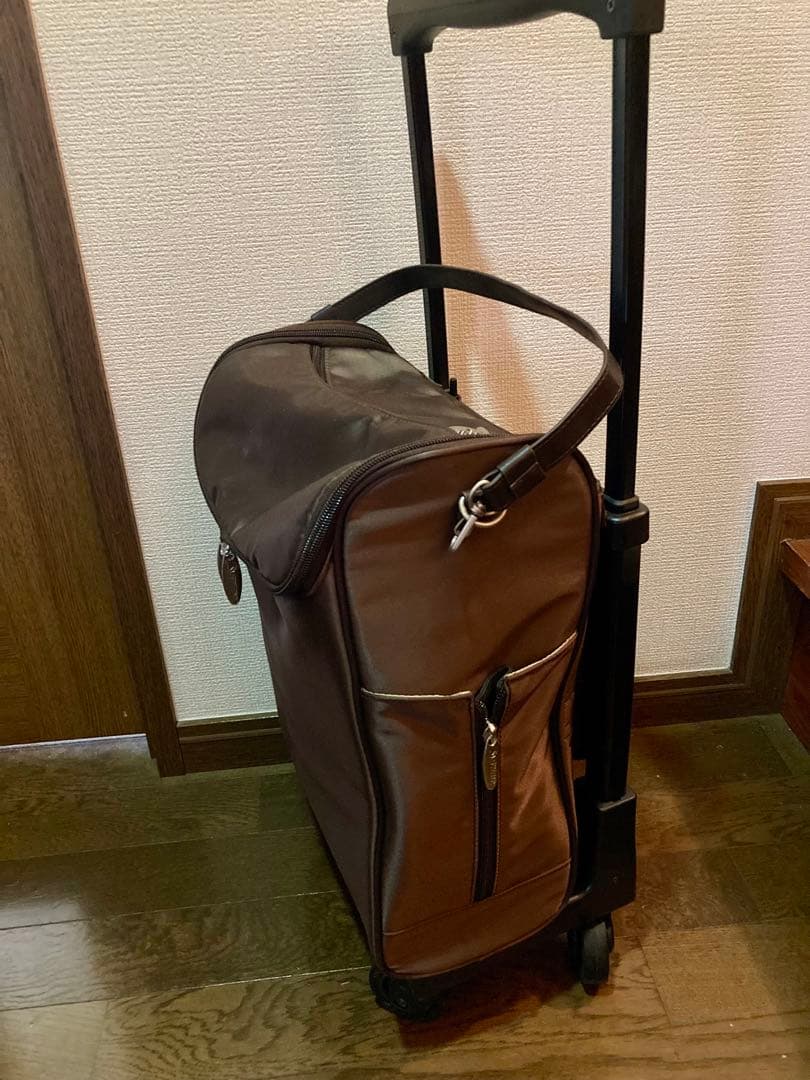 お値下げ❗️美品SWANY WalkinBag ブラウン キャリーケース