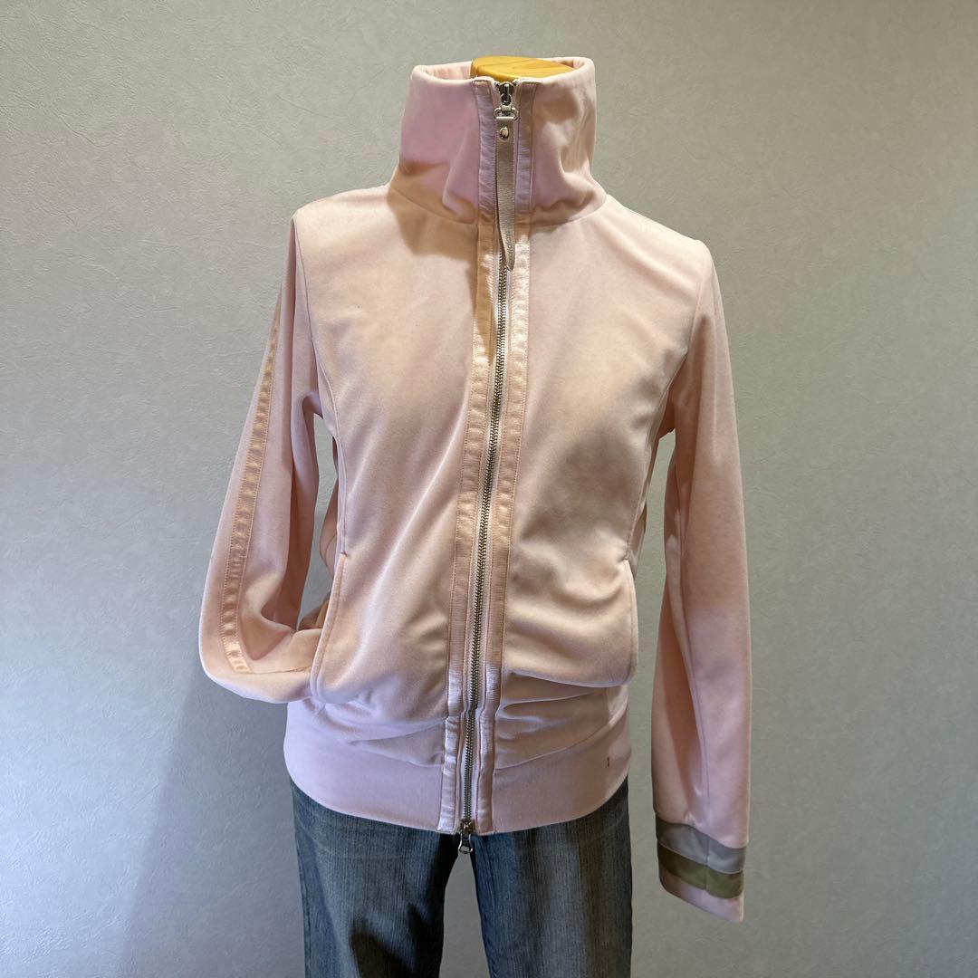 adidas アディダス　ピンクベロアジャージ　トラックジャケット　Y2K 平成