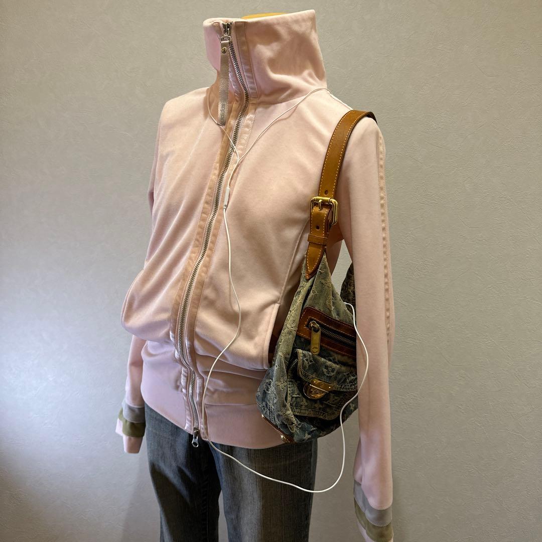 adidas アディダス　ピンクベロアジャージ　トラックジャケット　Y2K 平成