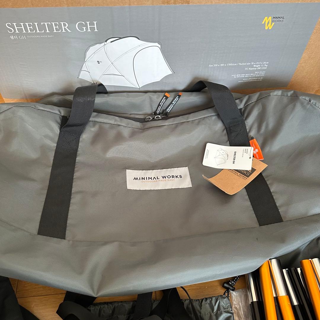 オプション付き!! ミニマルワークスSHELTER GH チャコール