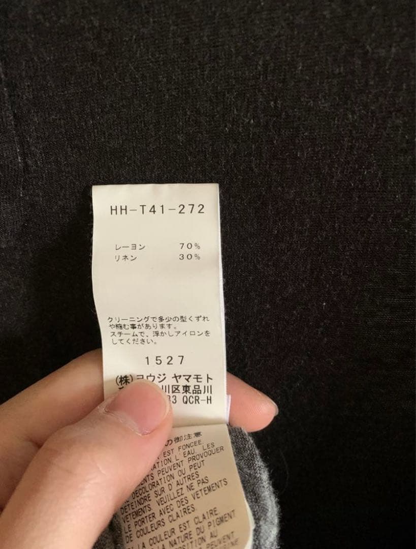 トップス yohji yamamoto blackscandal 19ss