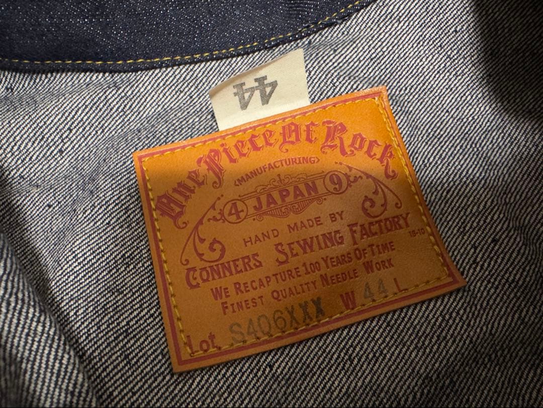 ワンピースオブロック　デニムジャケット　one piece of rock