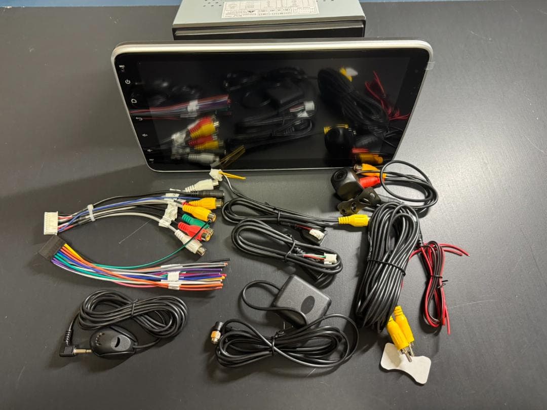 androidナビ　アンドロイドナビ　カーナビ　10インチ　バックカメラ付き