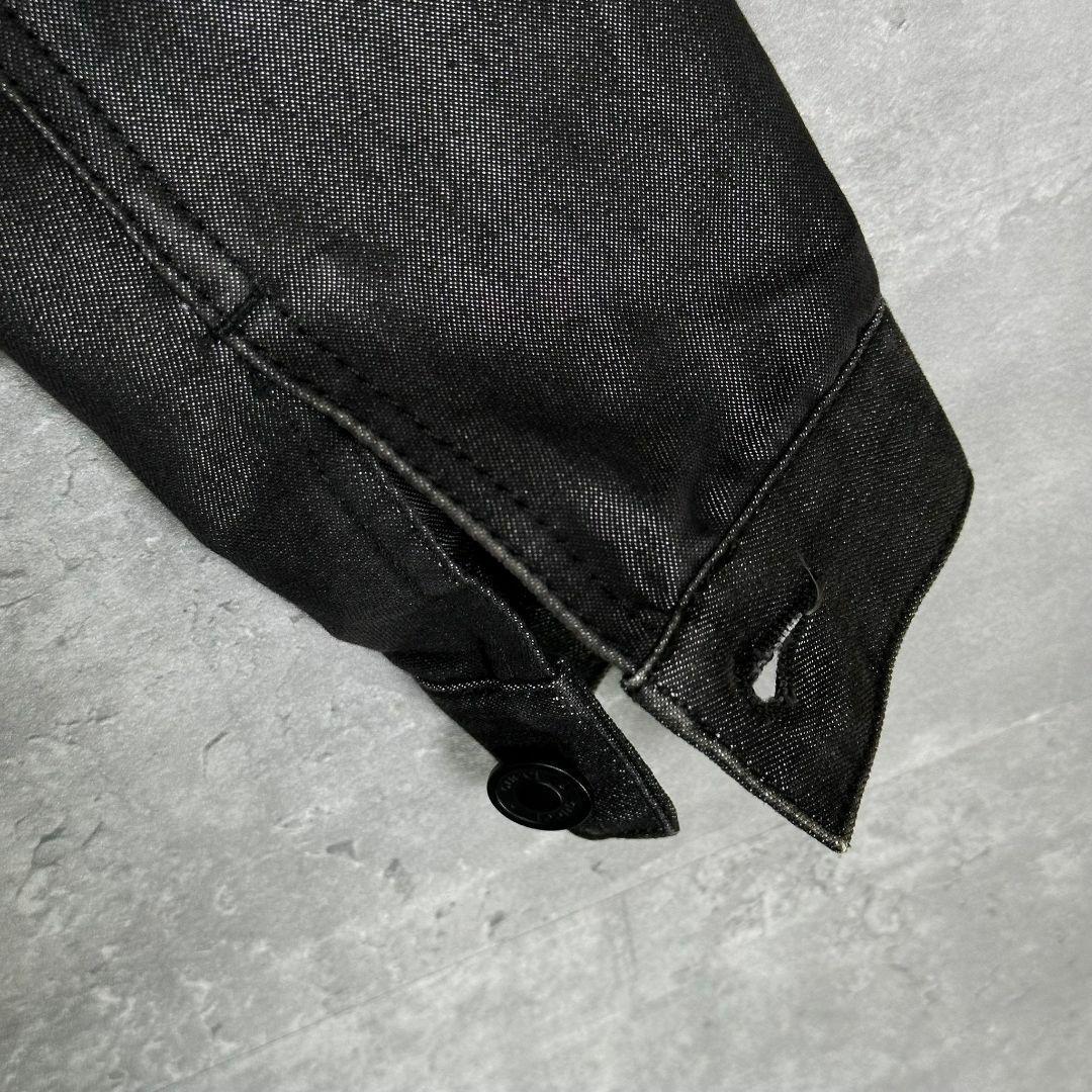 『GUCCI』グッチ (38) ロゴボタン デニムジャケット