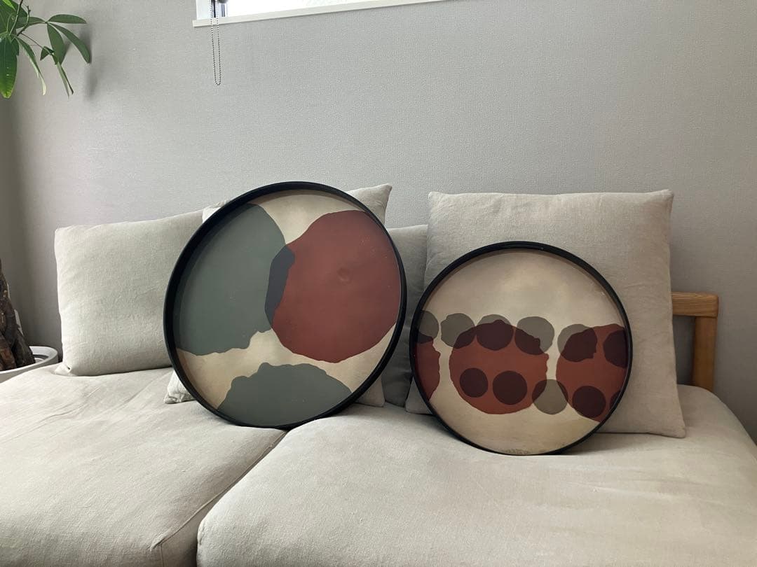 専用　Ethnicraft (海外輸入品)トレイ/ネスティングテーブル　小