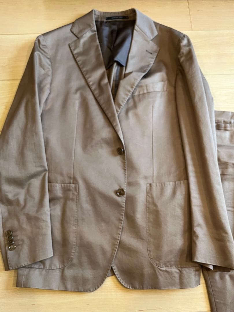 ピスタチオTAGLIATORE セットアップ48 / 7R ブラウン