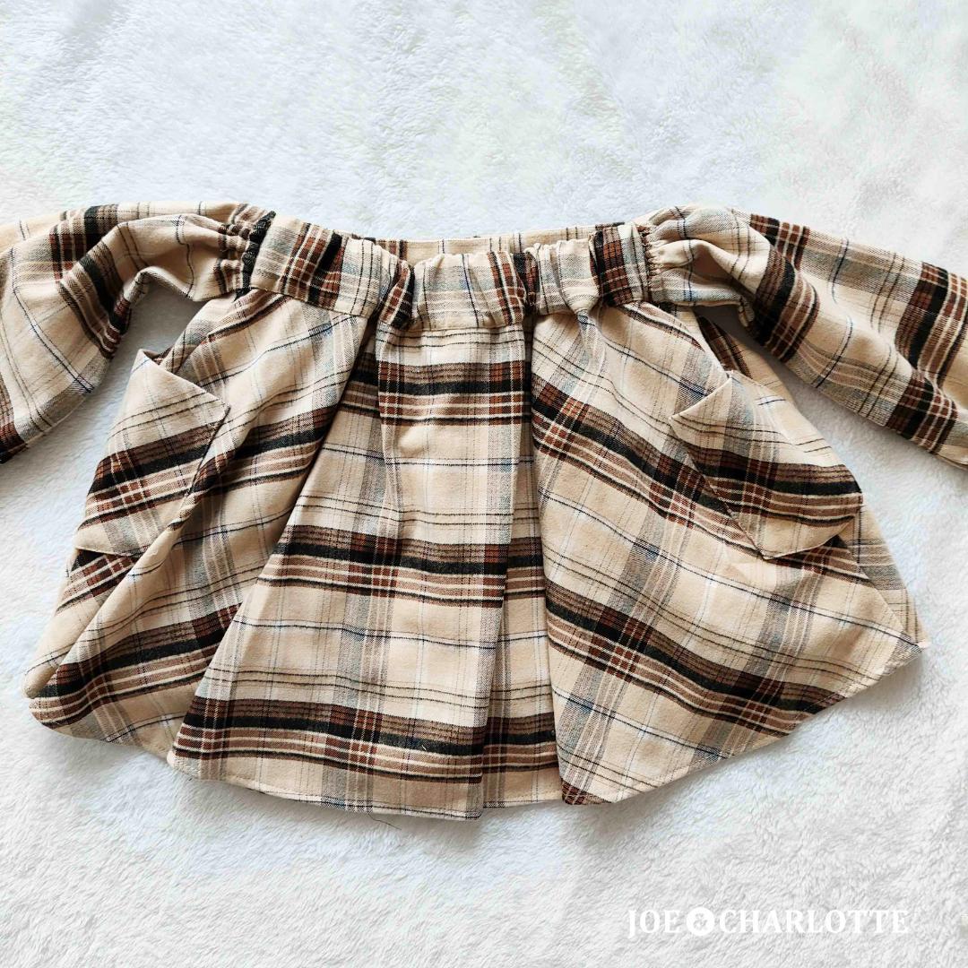 ダーリッチ darich レイヤードチェックショートパンツ ベージュ FREE