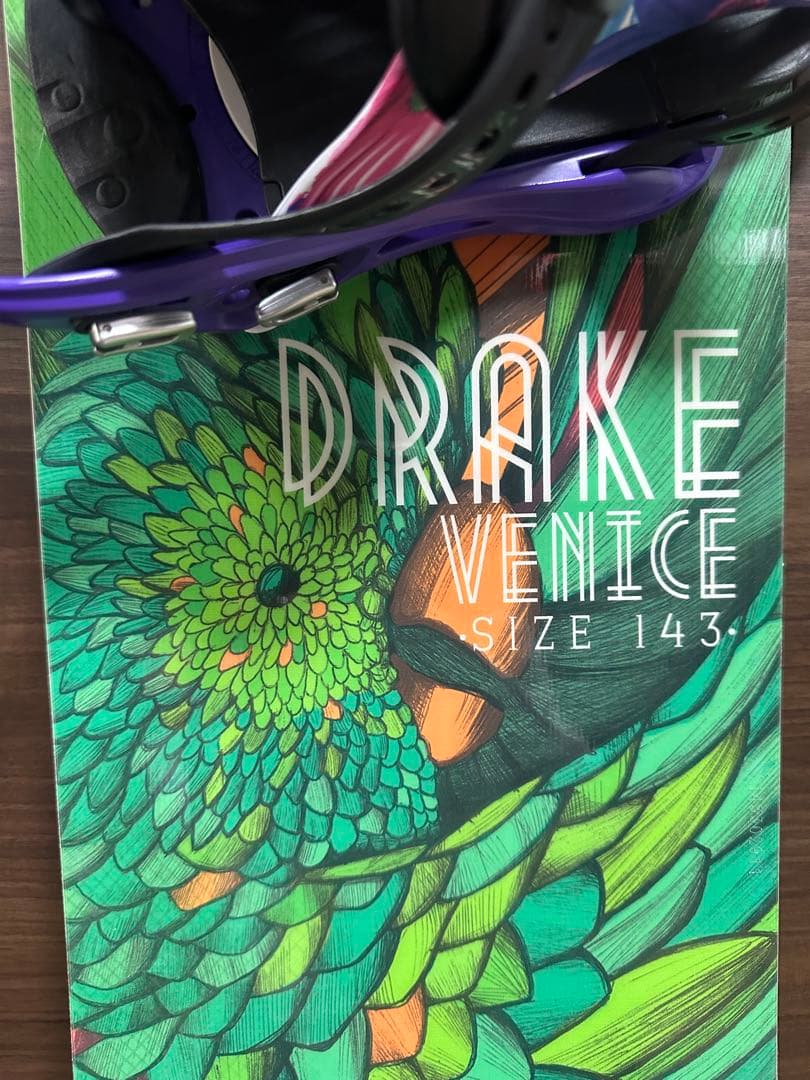 【一回使用・極美品】Drake 143 ボード FLUX Burtonケース