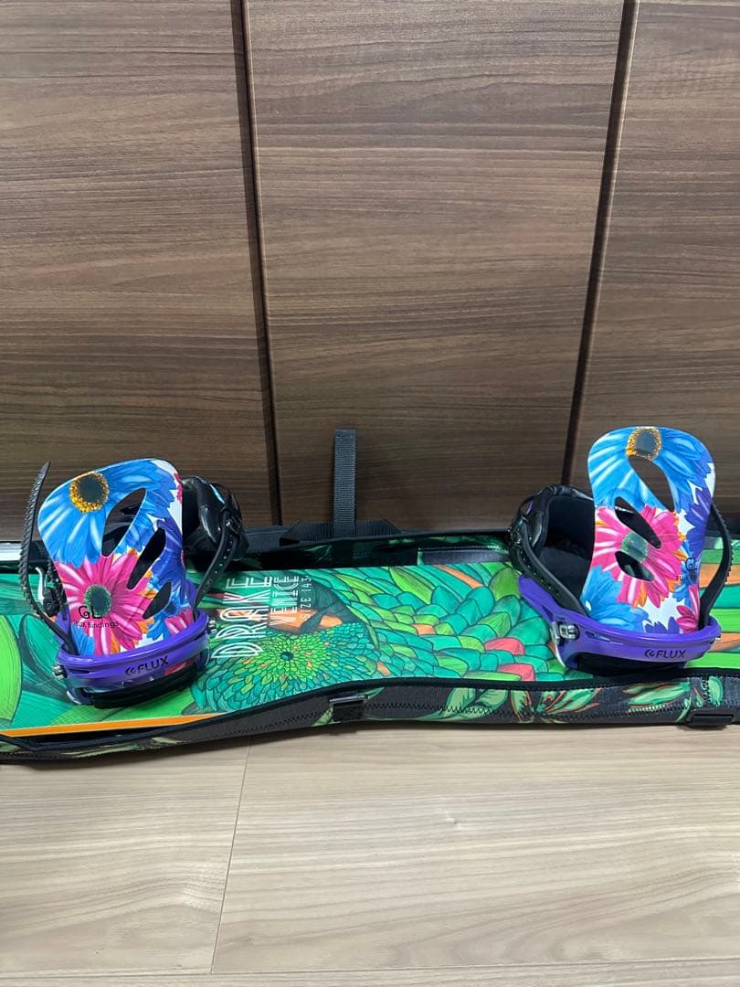 【一回使用・極美品】Drake 143 ボード FLUX Burtonケース