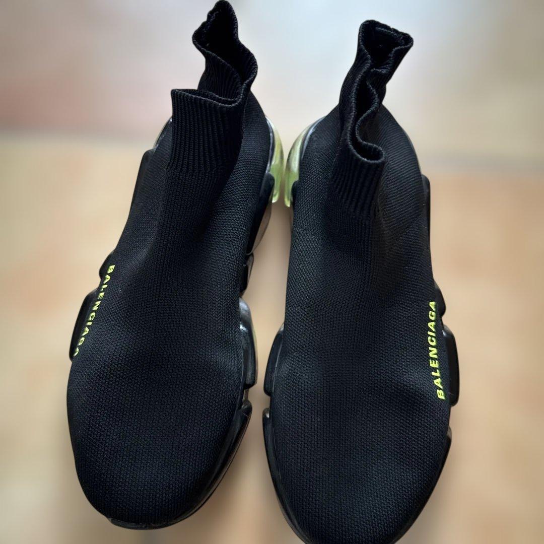 お値下！BALENCIAGA ブラック ニットスニーカー