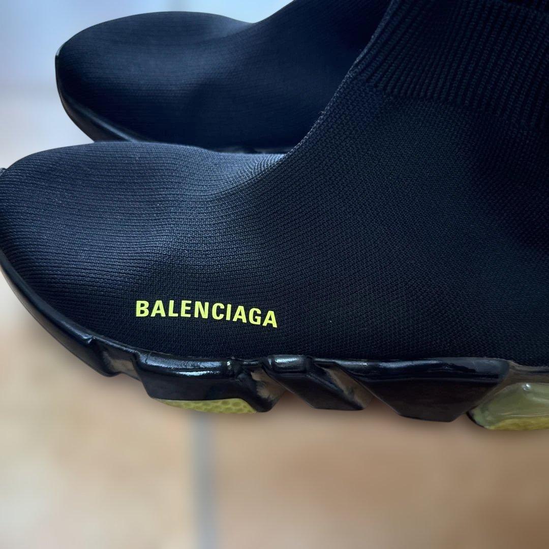 お値下！BALENCIAGA ブラック ニットスニーカー