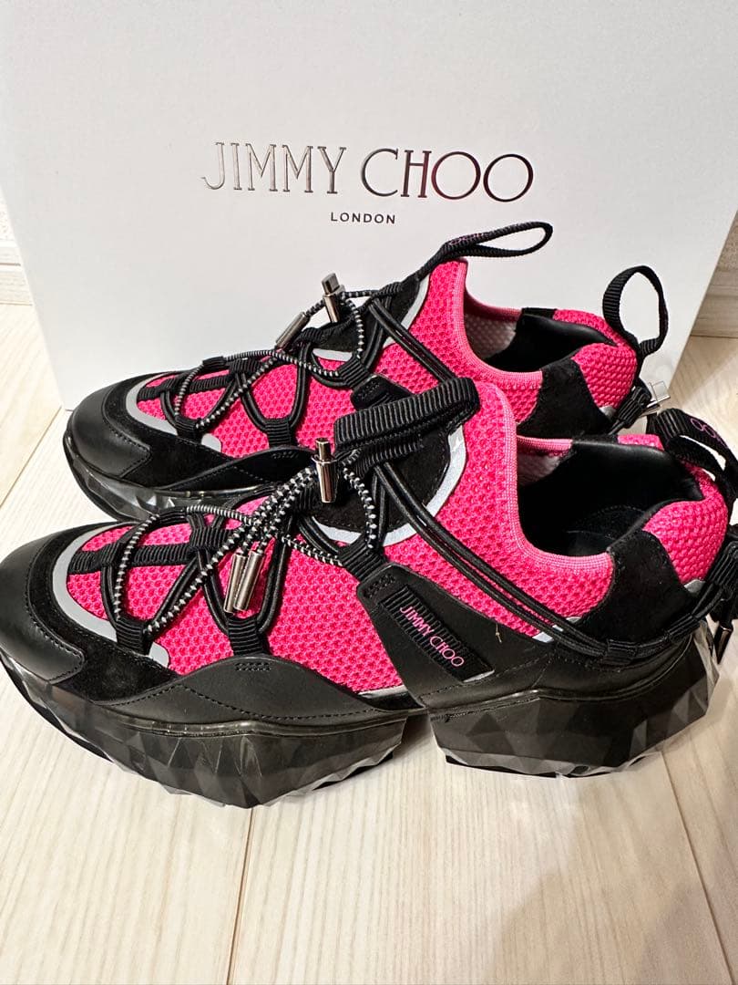 【新品未使用/値札有】JIMMY CHOO 193DIAMOND TRAIL