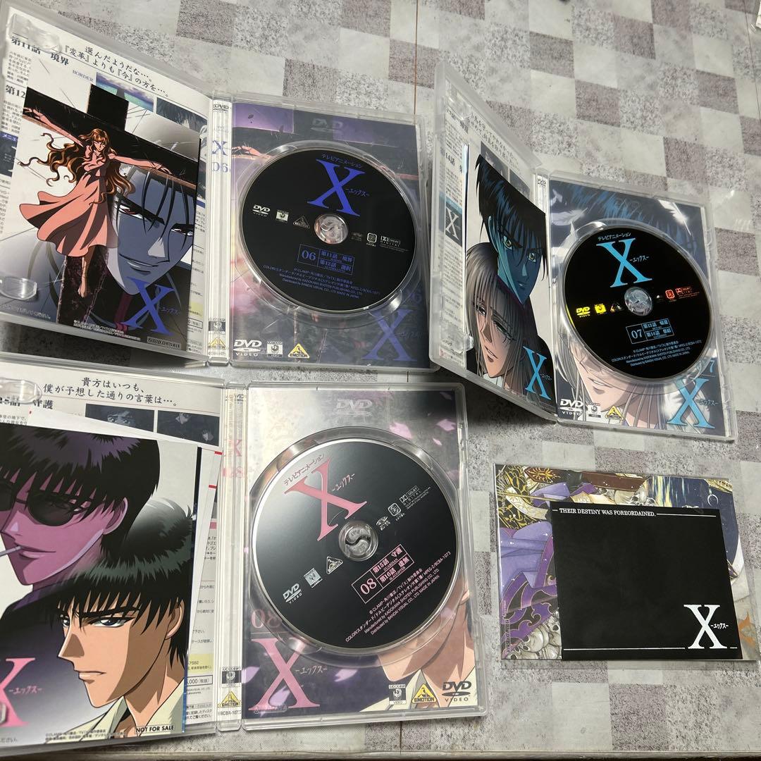 テレビアニメ【X エックス】DVD BOX4巻セットポストカード付clamp