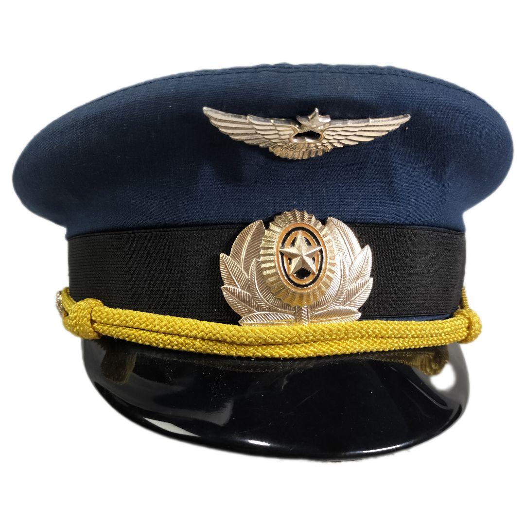 ロシア軍 実物 ロシア航空宇宙軍 ВКС 常勤服用 制帽 将校用 59cm