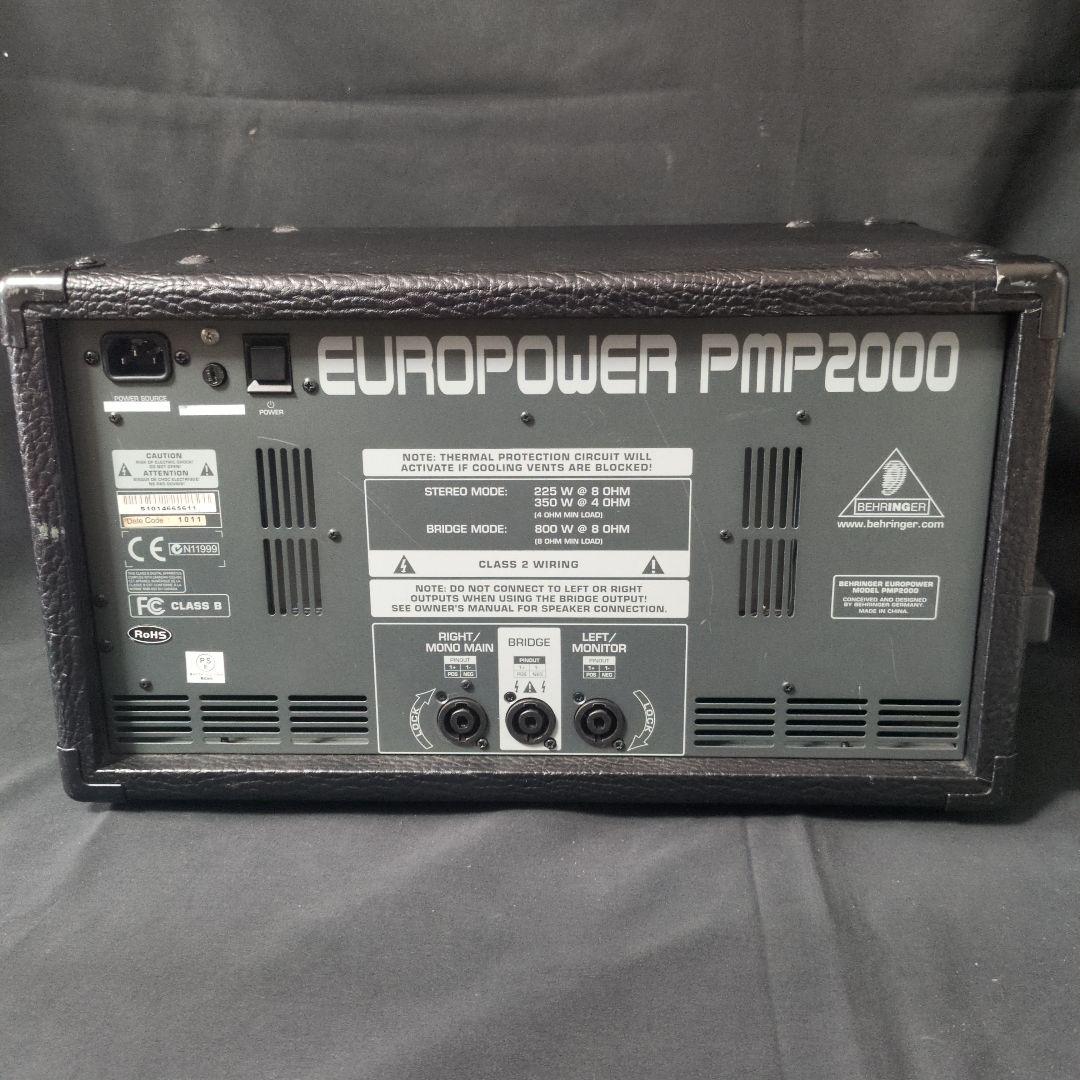 配信機器・PA機器・レコーディング機器 BEHRINGER EUROPOWER PMP2000