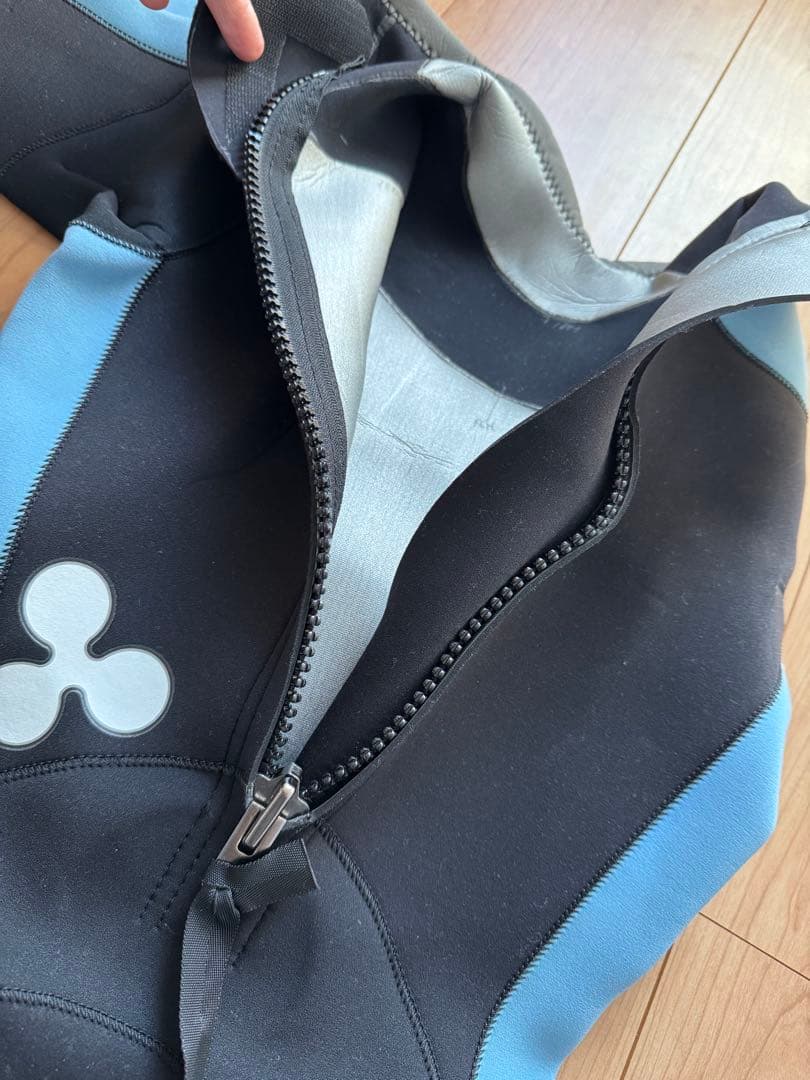 rlm rubber ロングスリーブスプリングウェットスーツ 黒/青