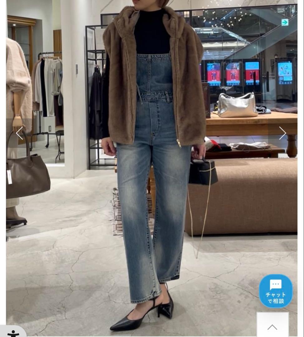 2025今季完売定価4.6万★ウィムガゼット ミンクフェイクファーブルゾン モカ