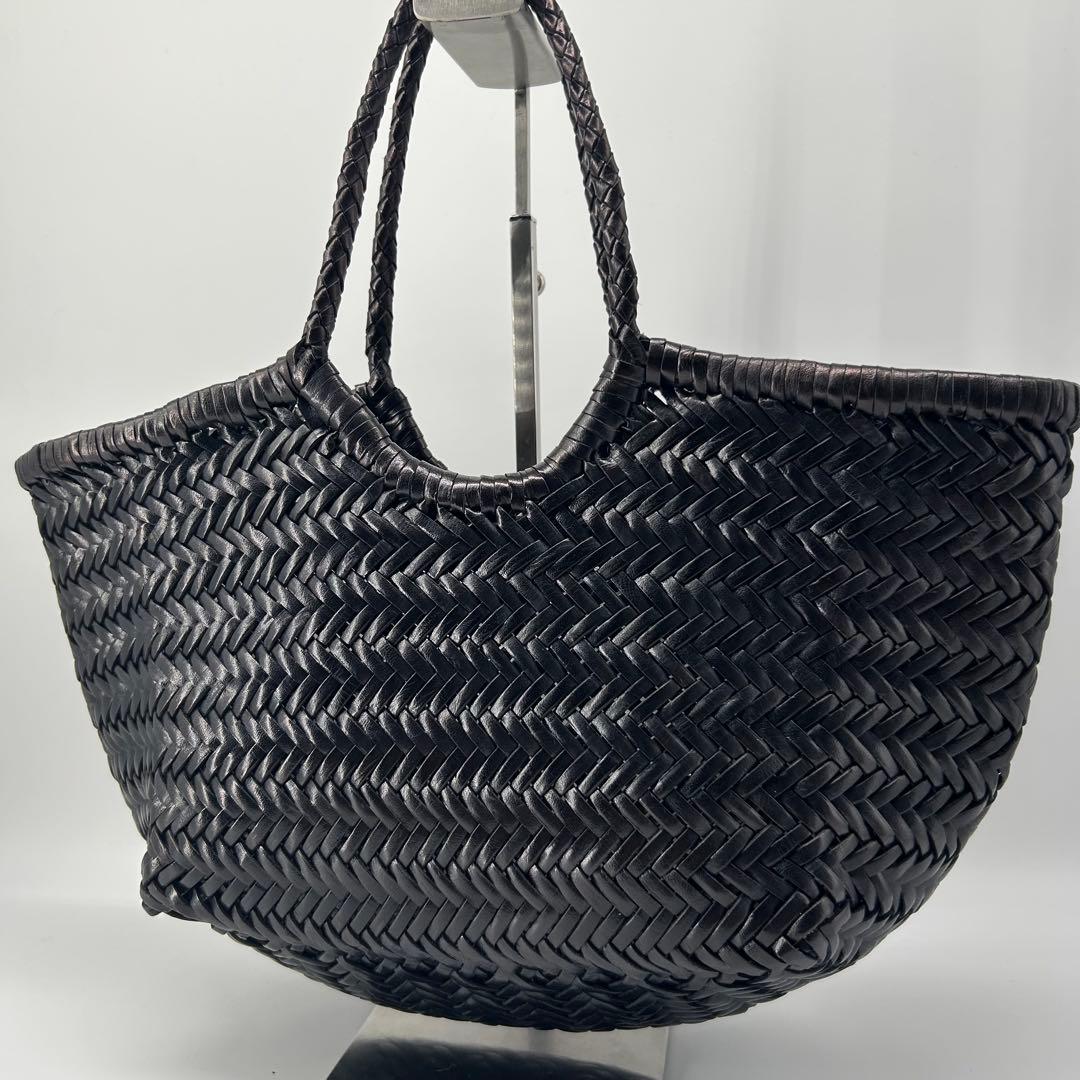 未使用級✨Dragon CHRISTOPHER レザー 編み込み トートバッグ