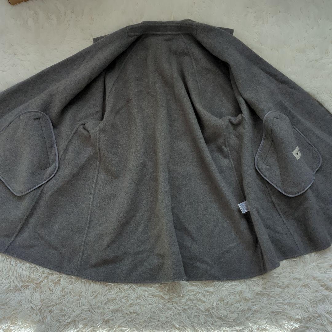 雑誌掲載　現行　Ｗフェイス ROPE メルトンショールカラーコート