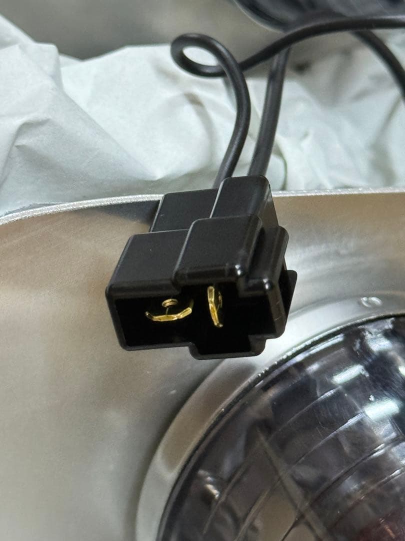 ミラジーノ 砲弾型 フロントウィンカー 土台プレート付 (左右セット)