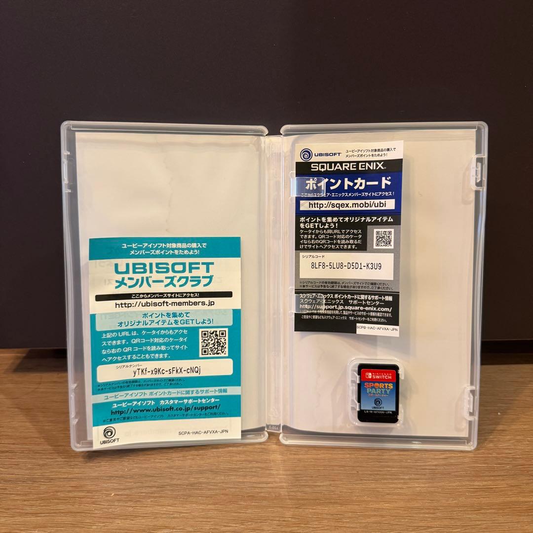 Nintendo Switch 青/赤 + Sports Party 付属品完品