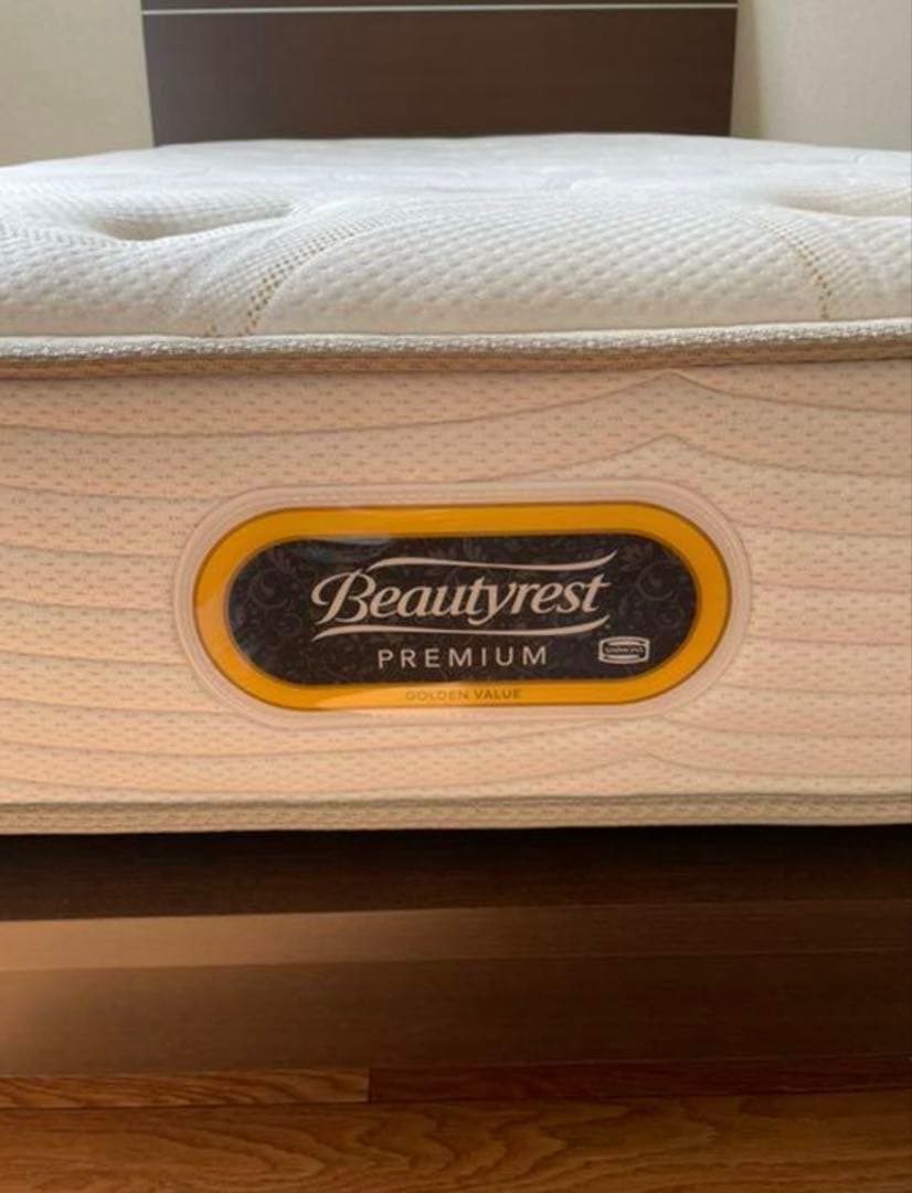 シモンズ ビューティレストプレミアム ゴールデンバリュー最新モデル 羊毛パッド付