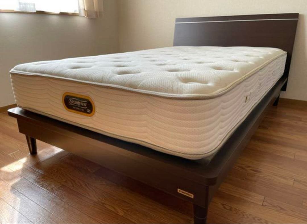 シモンズ ビューティレストプレミアム ゴールデンバリュー最新モデル 羊毛パッド付