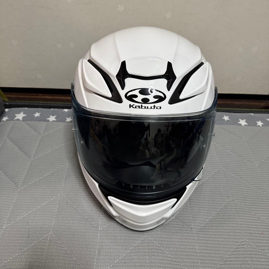 kabuto shuma フルフェイスヘルメット　白　ホワイト　Lサイズ