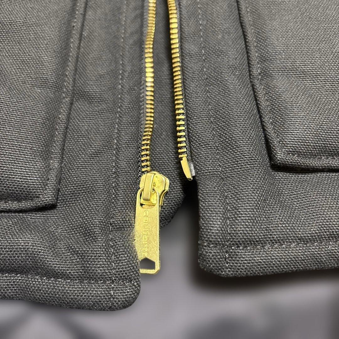 カーハート CARHARTT ダックベスト キルティング ブラック Lサイズ