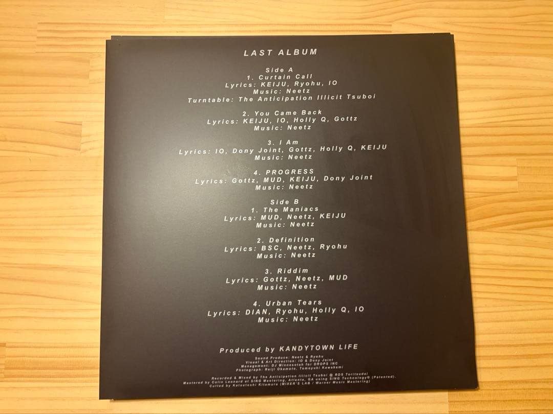 重雄KANDYTOWN 『LAST ALBUM』 レコード