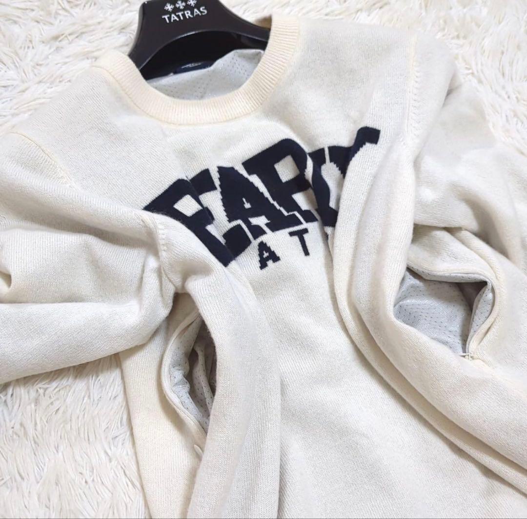 PEARLY GATES セーター　ホワイト　24年AWモデル　美品　裏地あり