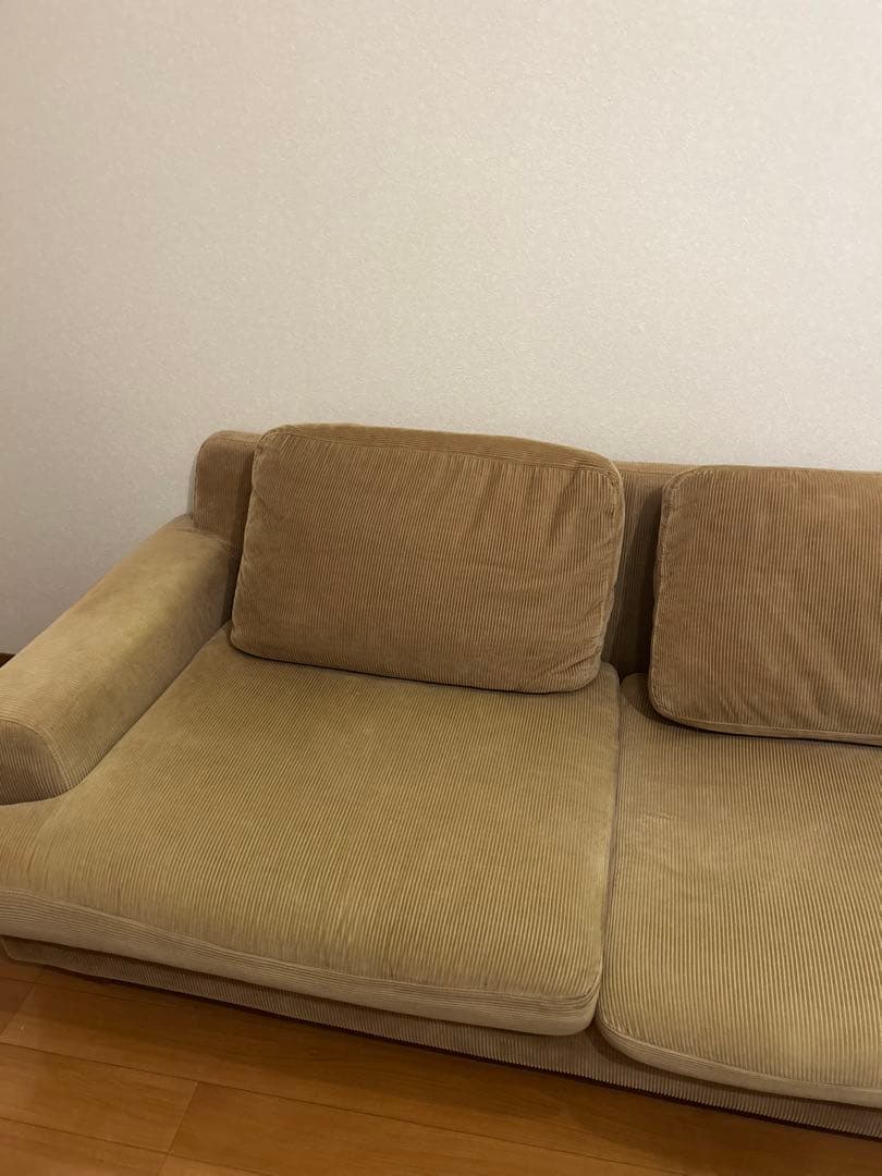 【u】unico グレイグソファ　3シーター