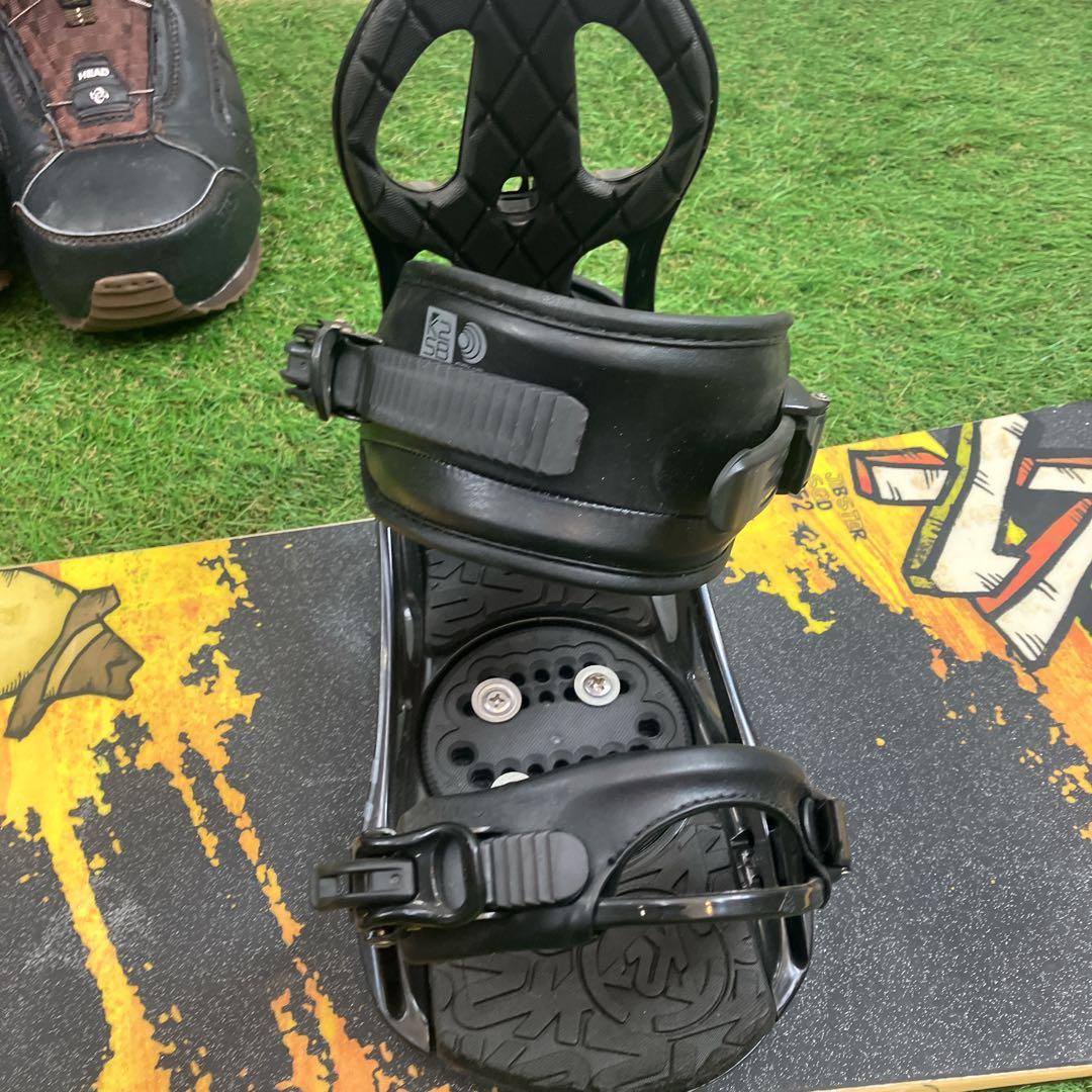 即乗り　スノーボードセット 152cm K2 HEADフォルクル27.5㎝