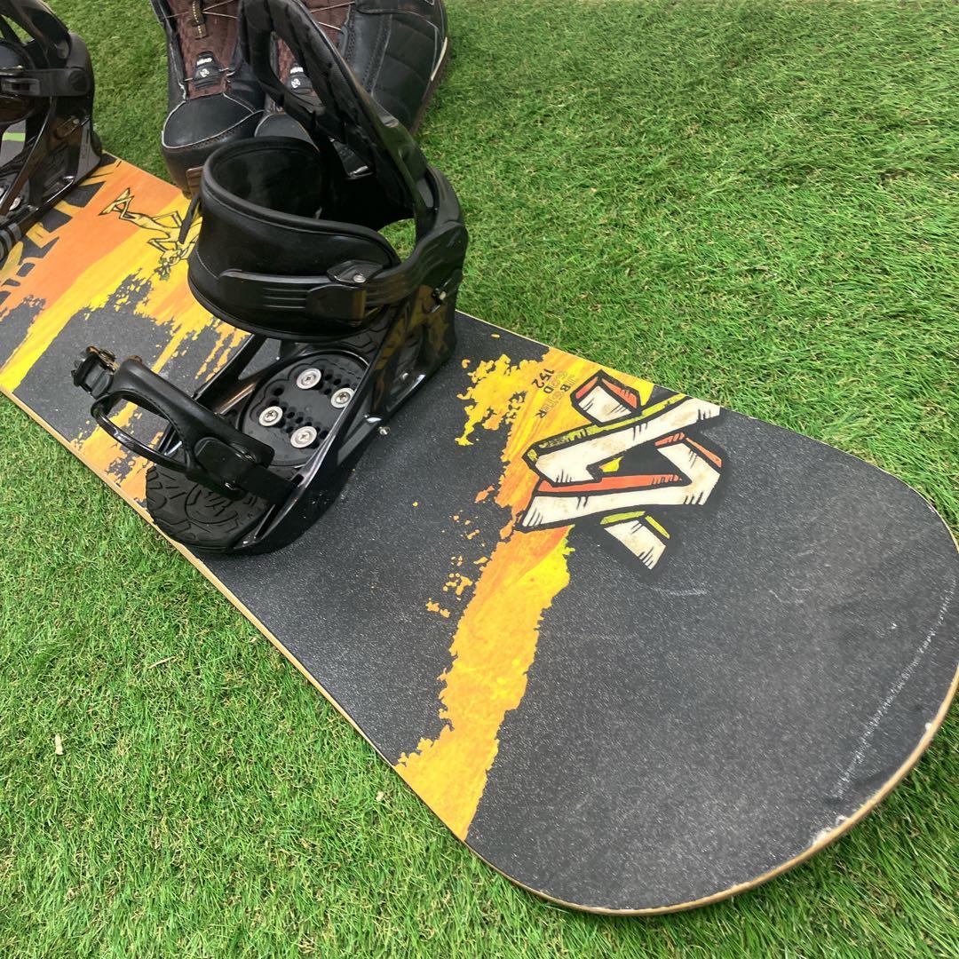 即乗り　スノーボードセット 152cm K2 HEADフォルクル27.5㎝
