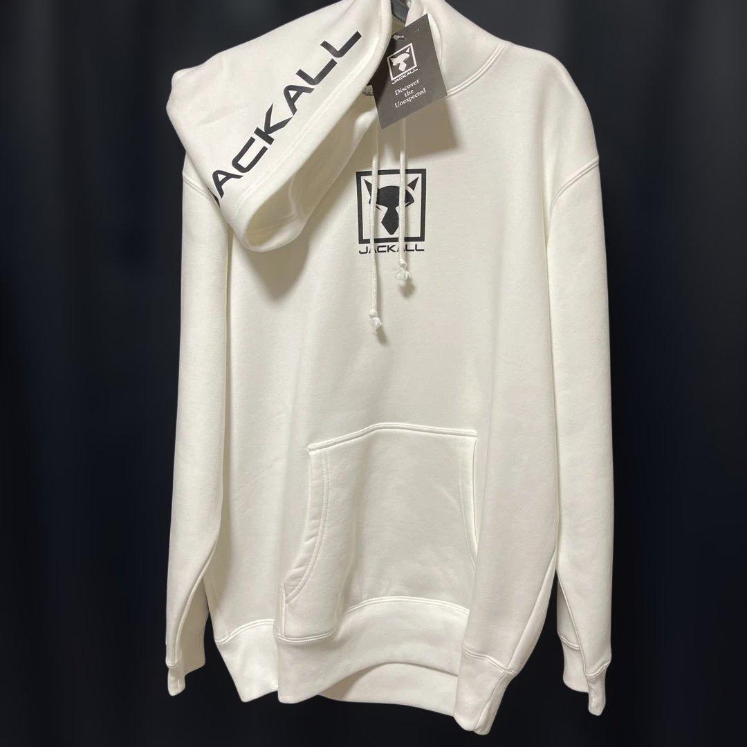JACKALL パーカー 新品未使用 美品 ホワイトXL