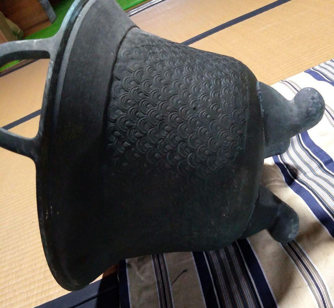 青銅火鉢　手炙り　大型